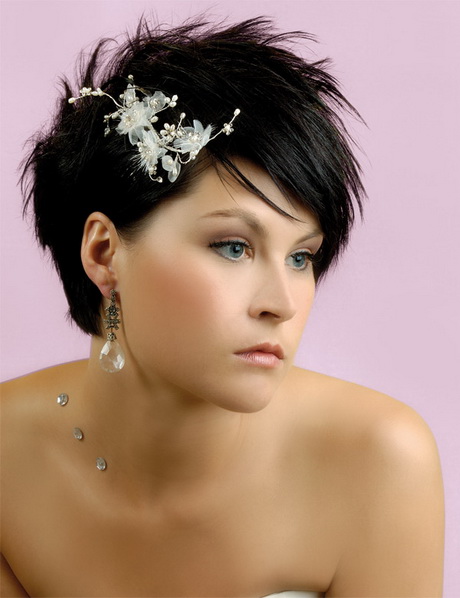 Accessoire pour cheveux court mariage 2012