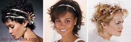 Accessoire coiffure mariage cheveux courts