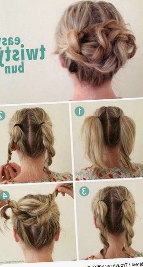 Coiffure Simple Et Rapide Pour Cheveux Mi Long