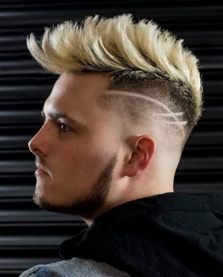 coupe de cheveux homme avec crete