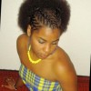 Coiffure afro cheveux courts naturels