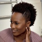 Coiffure afro femme cheveux crépus