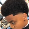 Coupe court afro homme